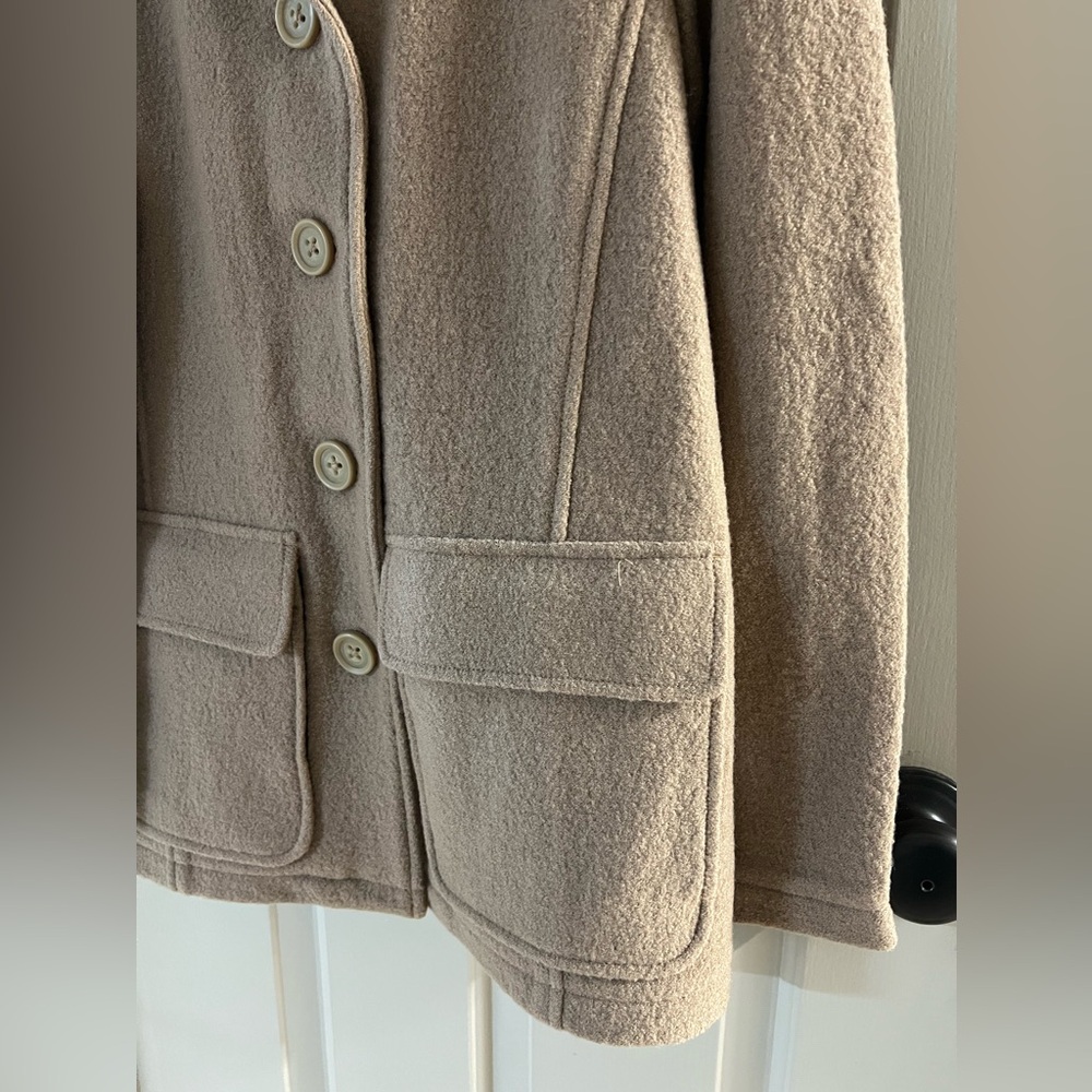 LL Bean Boiled Wool Jacket - Size Small - Picture 6 of 7